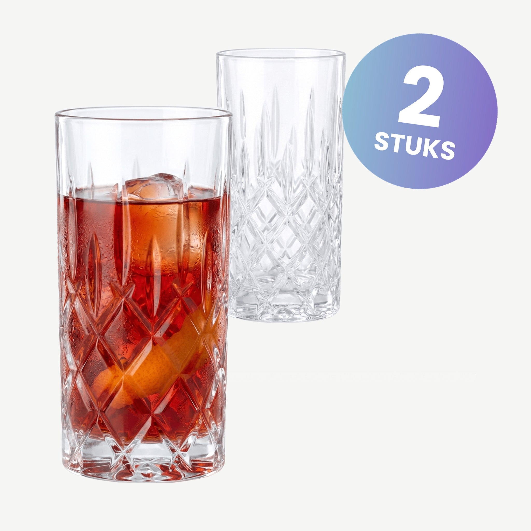Nachtmann Noblesse Longdrinkglas 39,5 Cl - set van 2 glazen