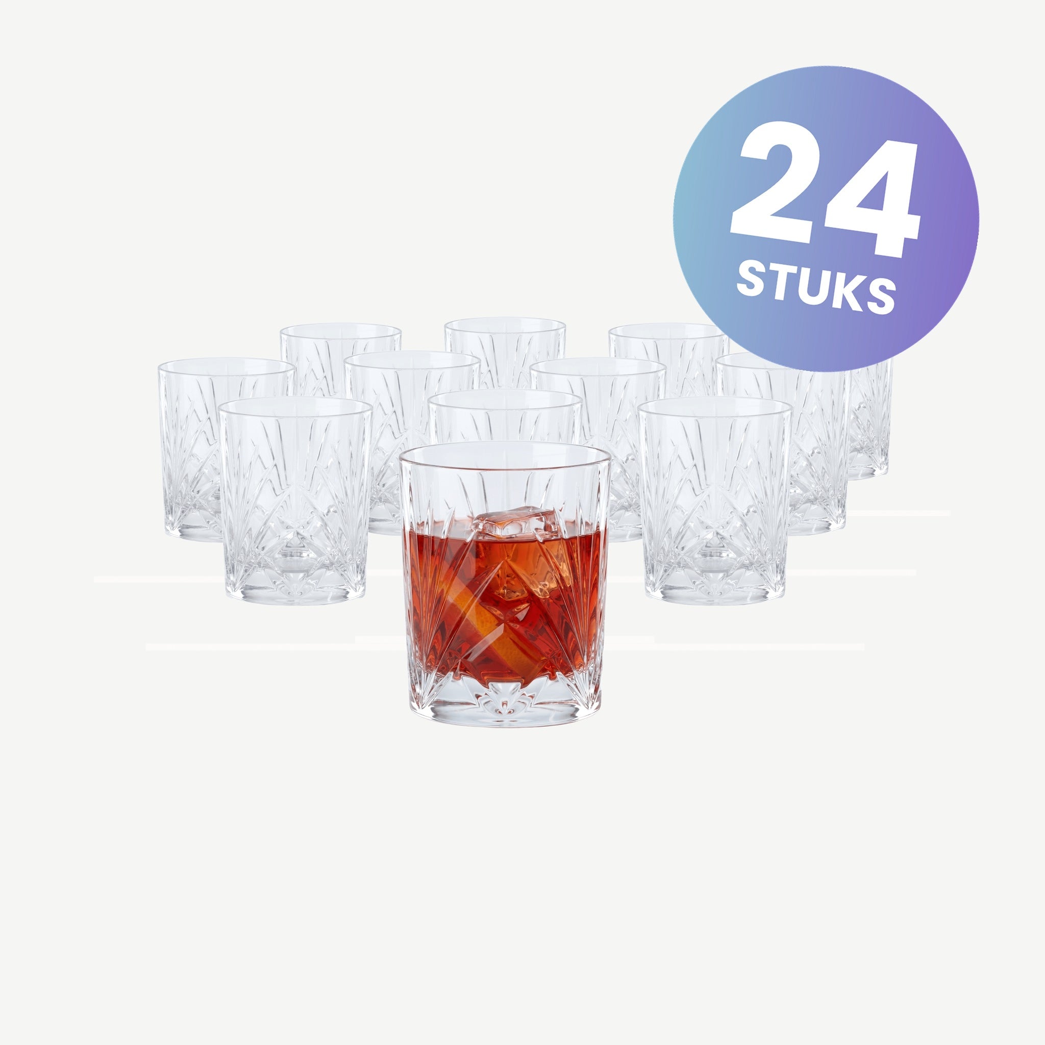 Nachtmann Palais Tumbler 28,8 Cl - set van 24 glazen