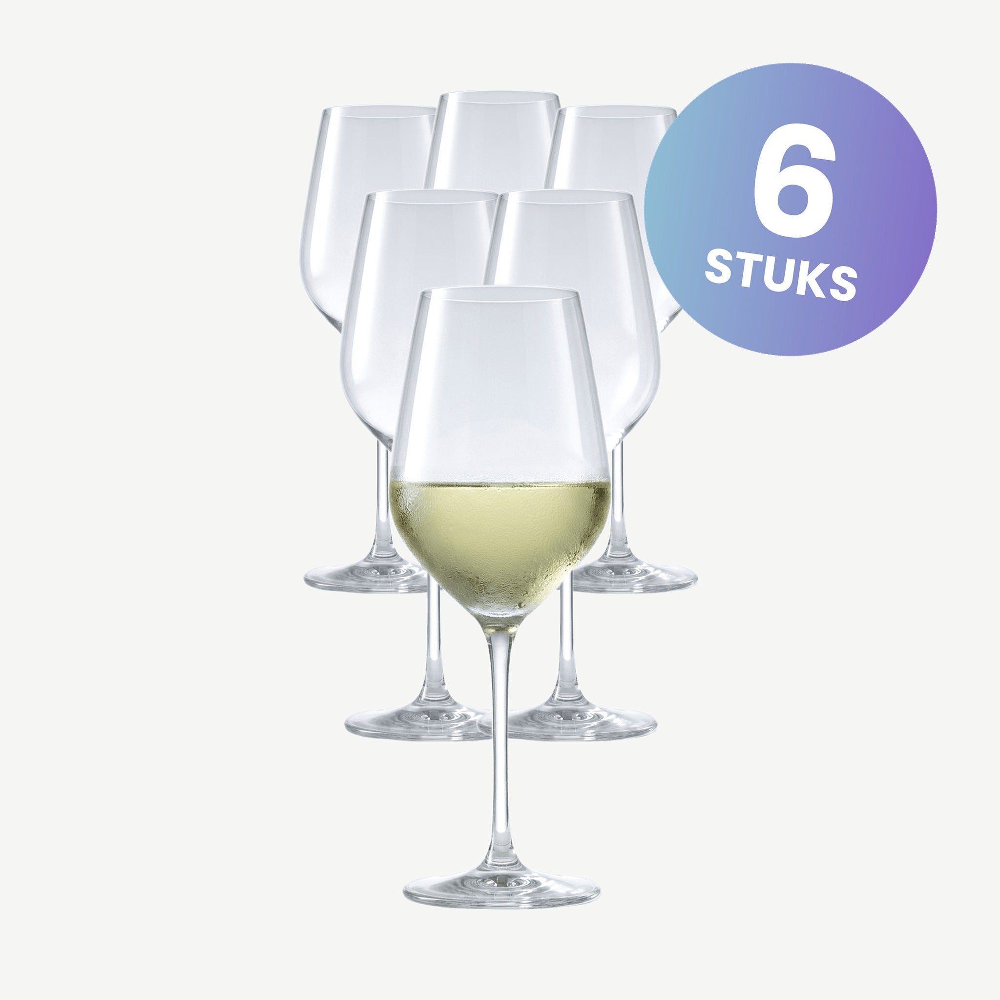 Nude Glass Climats Wijnglas 39 Cl - set van 6 glazen