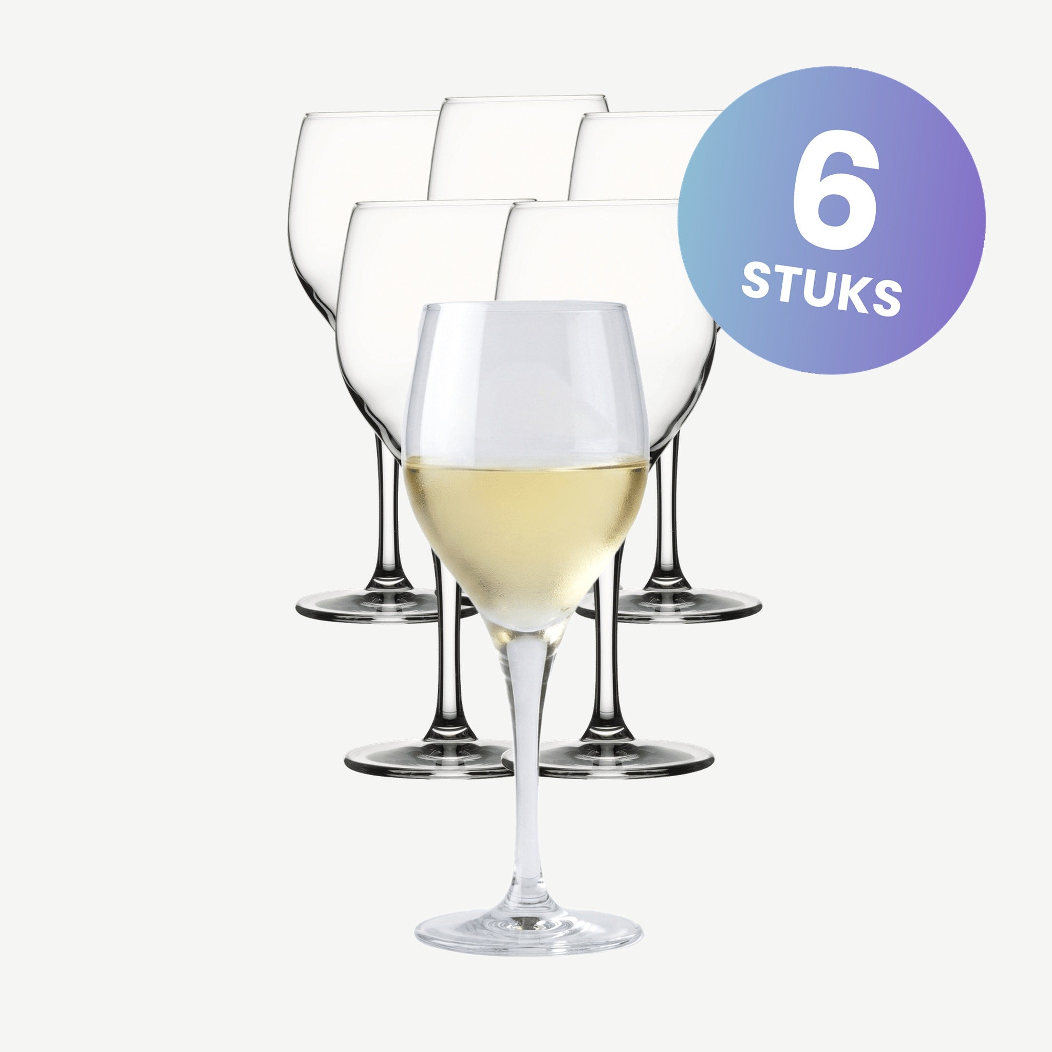 Nude Glass Primeur Wijnglas 26 Cl - set van 6 glazen