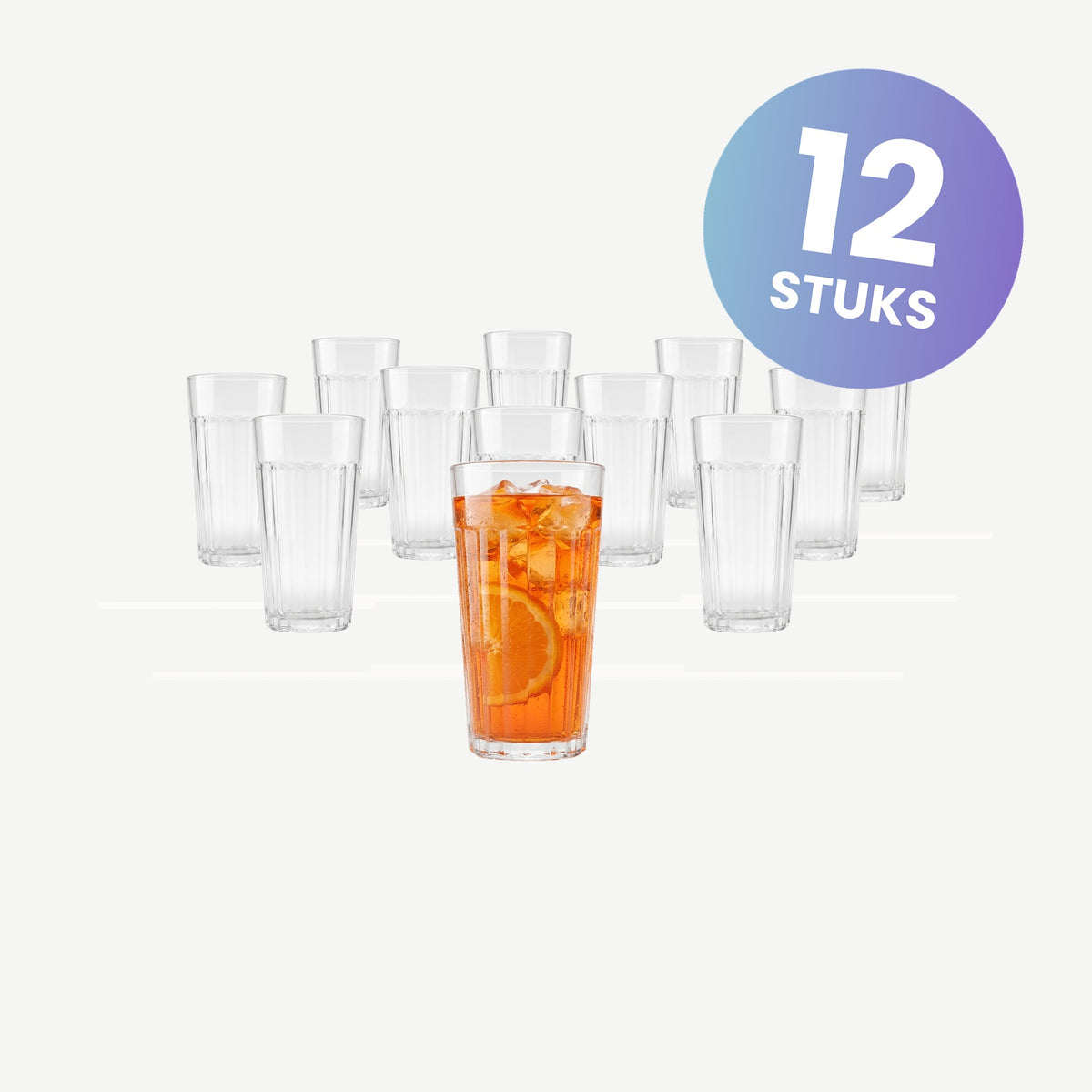 Onis Facets Longdrinkglas 47,3 Cl - set van 12 glazen