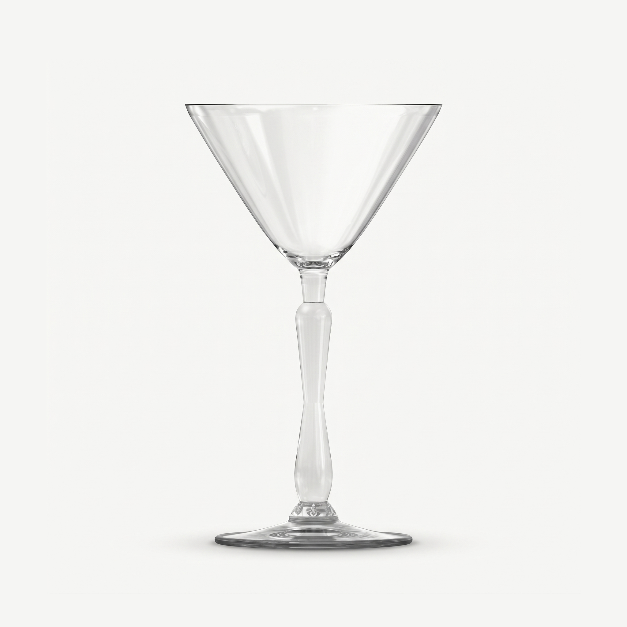 Onis New Era martiniglas 18,5 cl leeg, met klassieke V-kelk en stevige balusterstijl