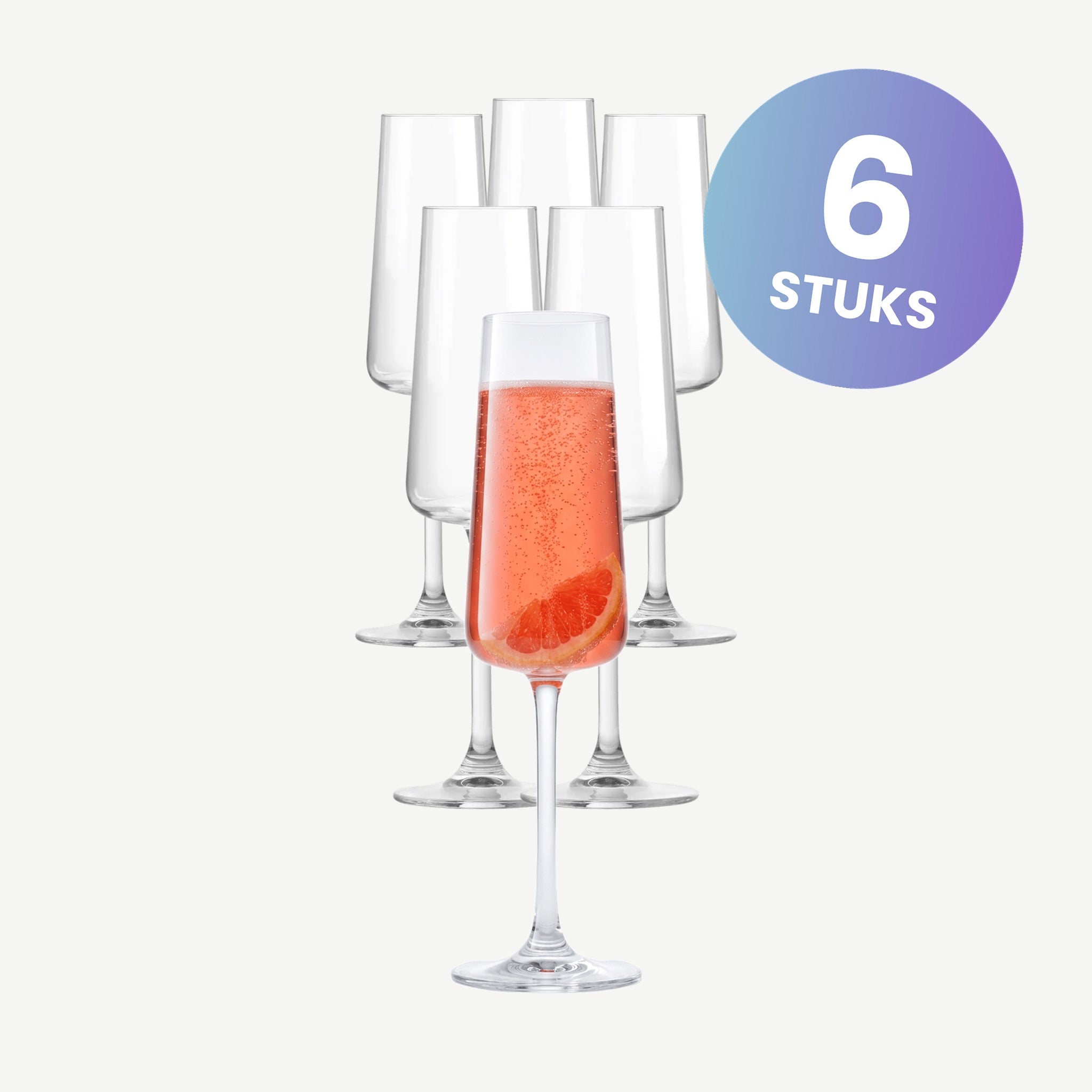 Onis Niveau Champagneflûtes 20 Cl - set van 6 glazen