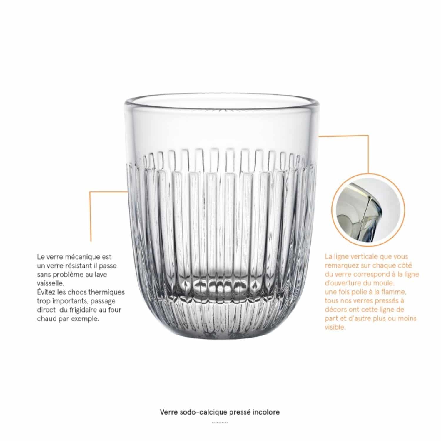 La Rochère Ouessant Tumbler 26 Cl - 6 Stuks - Glazen.nl