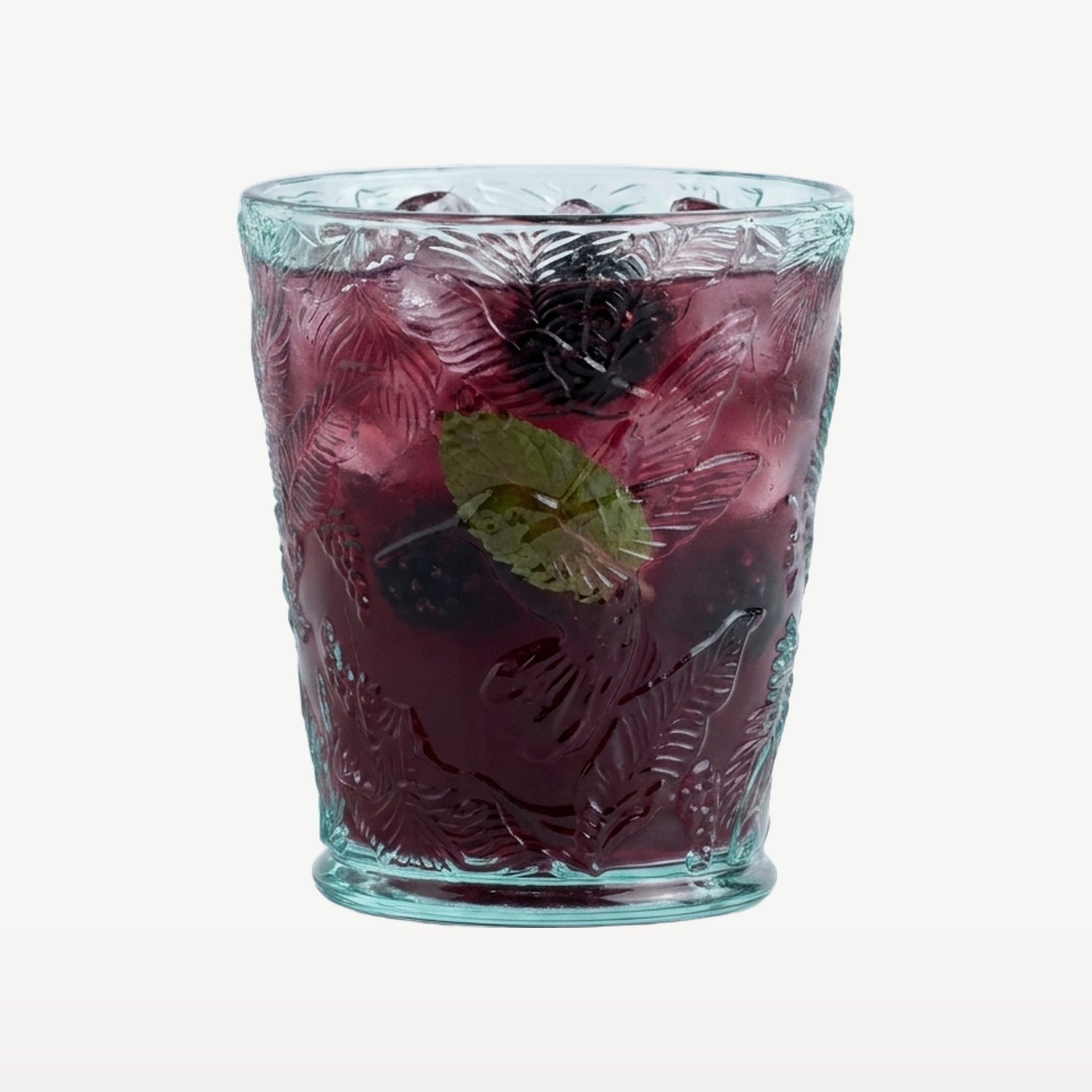 J-Line Waterglas Vogels Azuurblauw - Glazen.nl