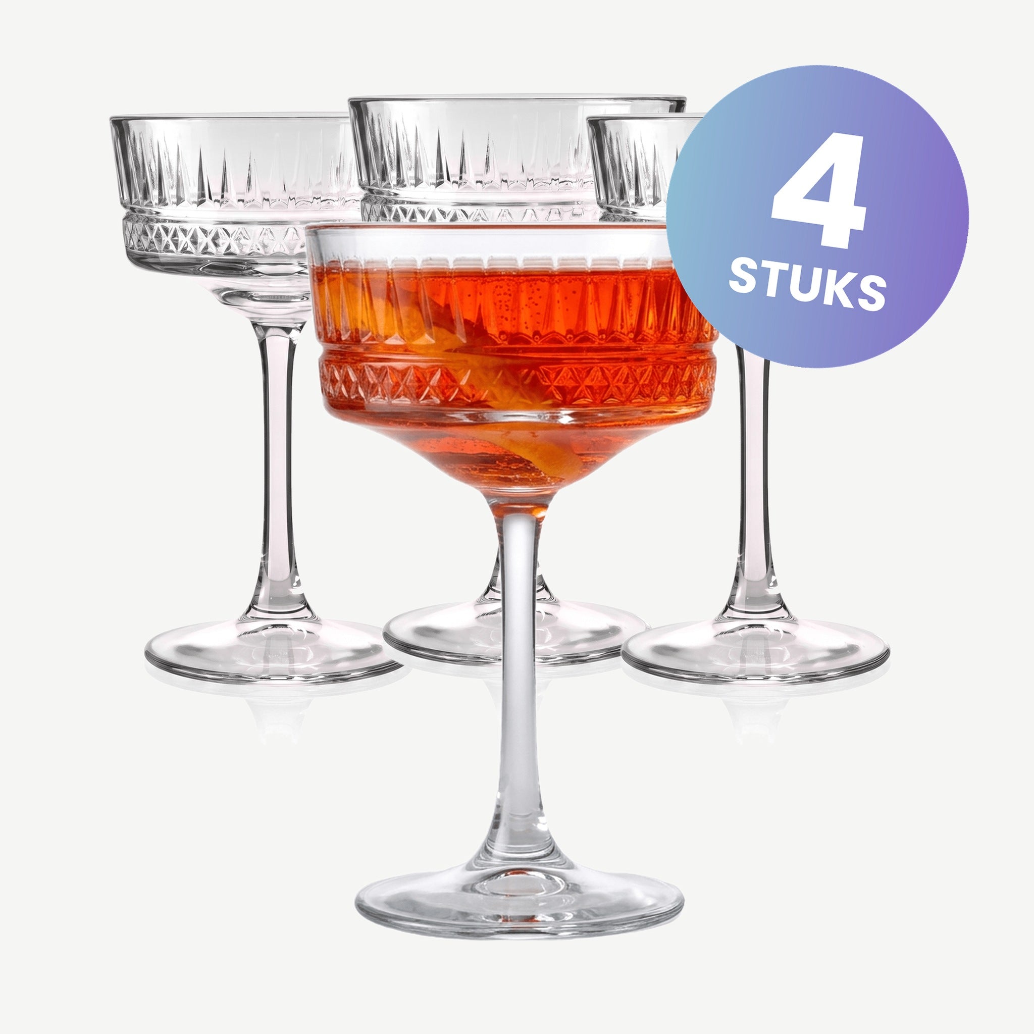 Pasabahce Elysia Champagnecoupe 26 Cl - set van 4 glazen