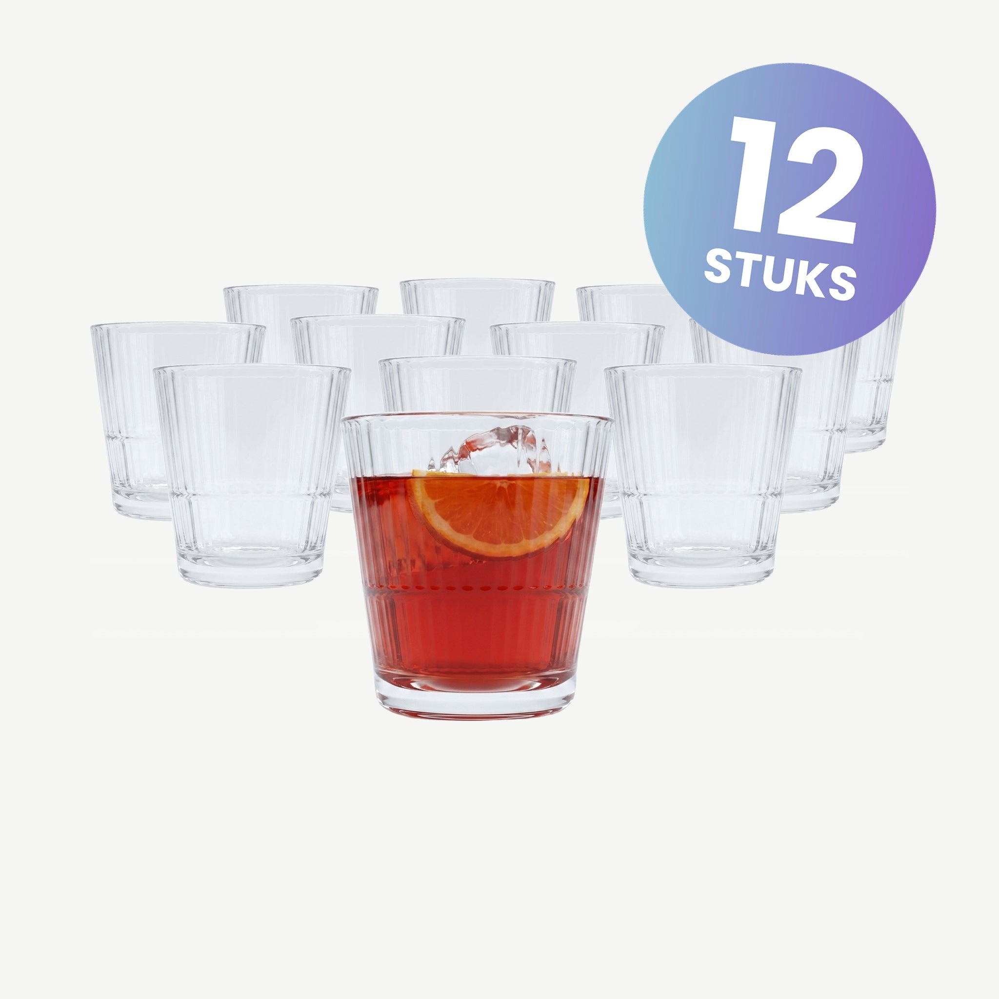 Pasabahce Grande Sunray Tumbler 39 Cl - set van 12 glazen
