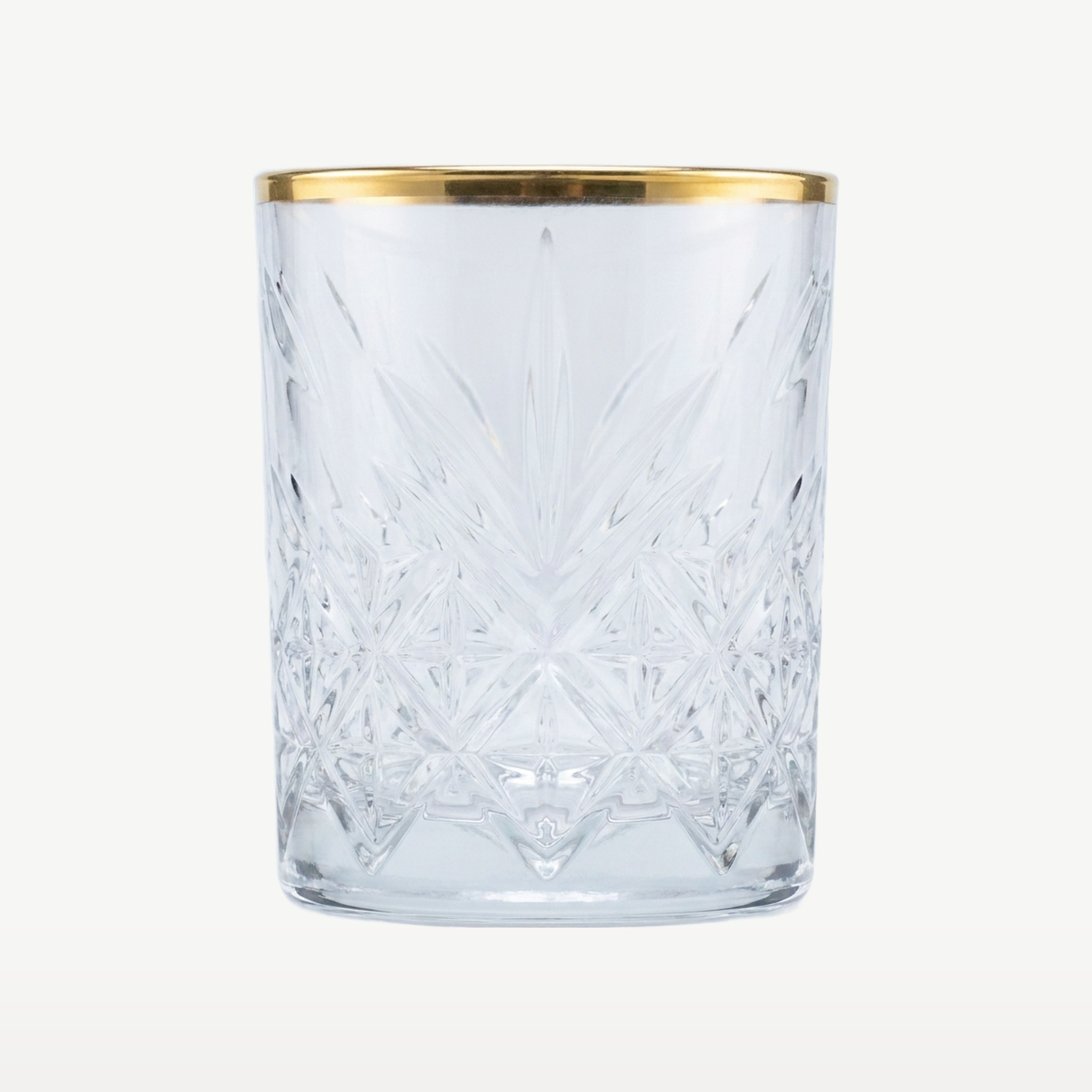 Pasabahce Timeless Borrelglas 6,2 Cl Gouden Rand - 4 Stuks - Glazen.nl