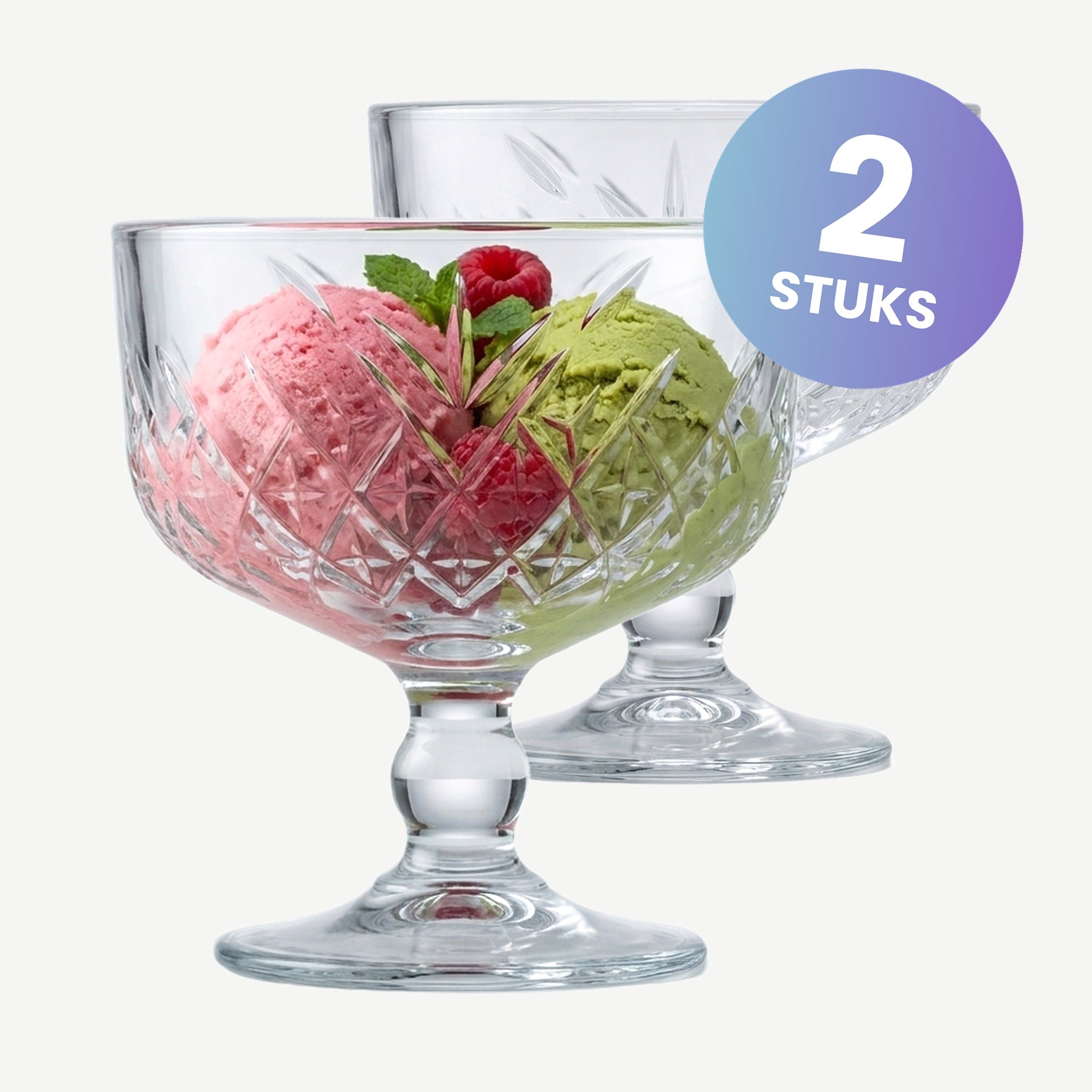 Pasabahce Timeless Ijscoupe 27,5 Cl - set van 2 glazen