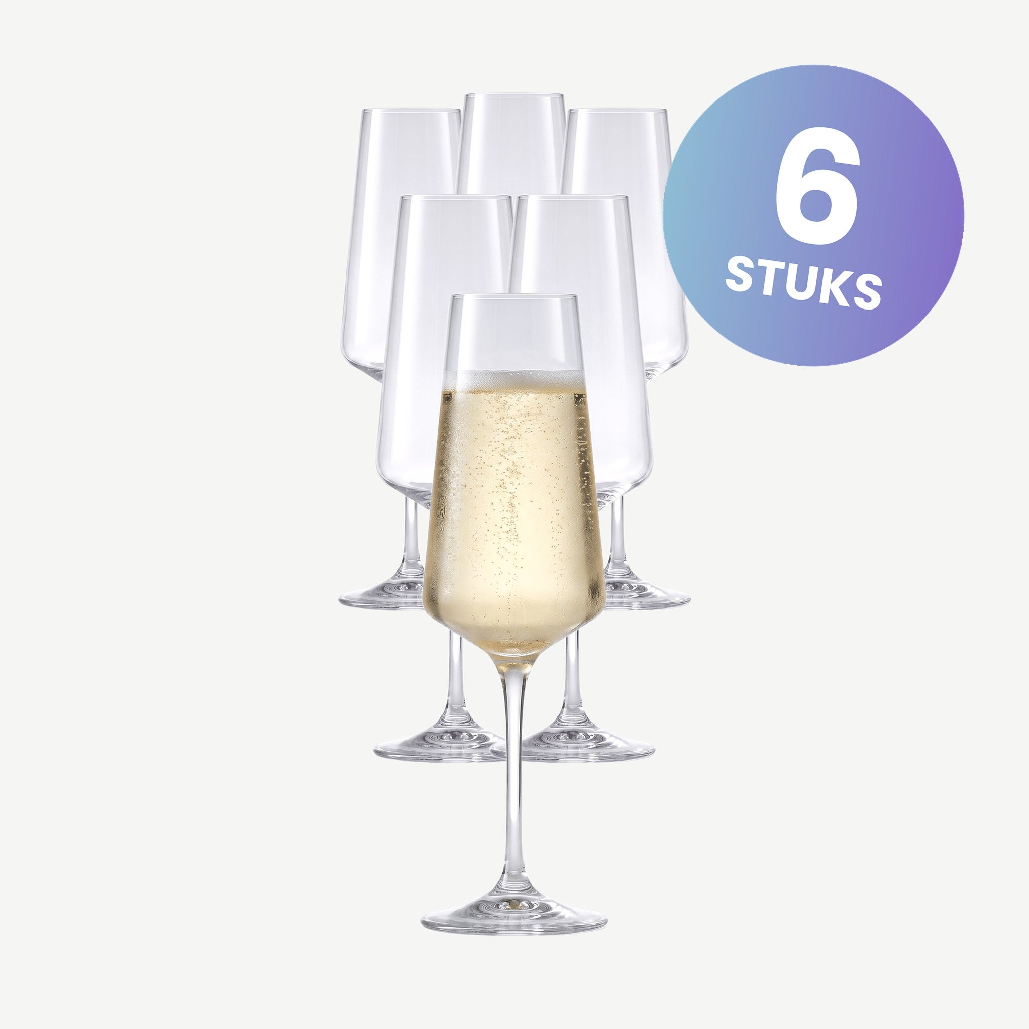 RCR Aria Champagne Flute 36 Cl - set van 6 glazen