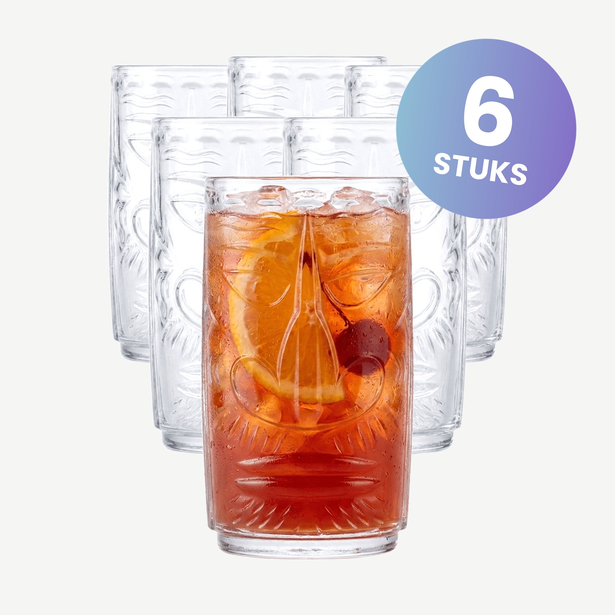 RCR Tiki Sardinia Cocktailglas 45 Cl - set van 6 glazen