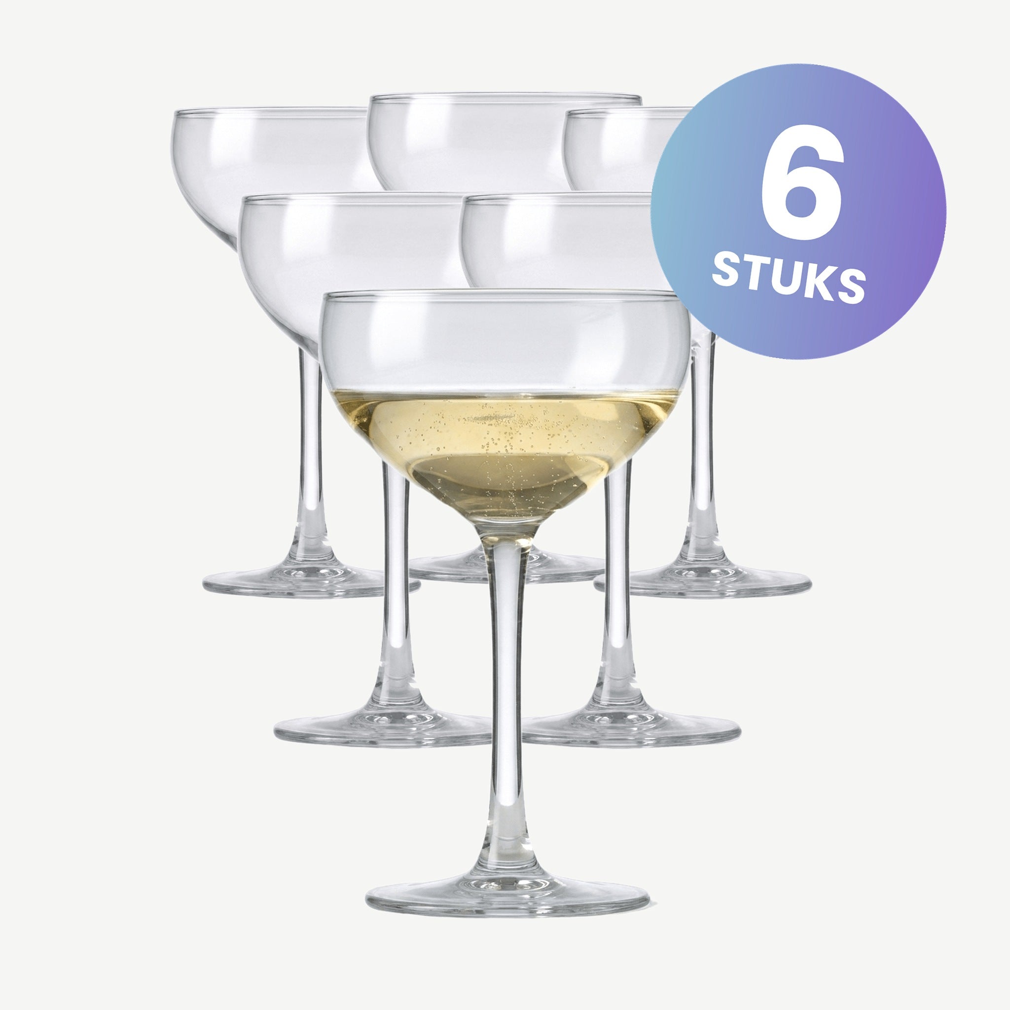 Royal Leerdam Specials Champagnecoupe 23 Cl - set van 6 glazen