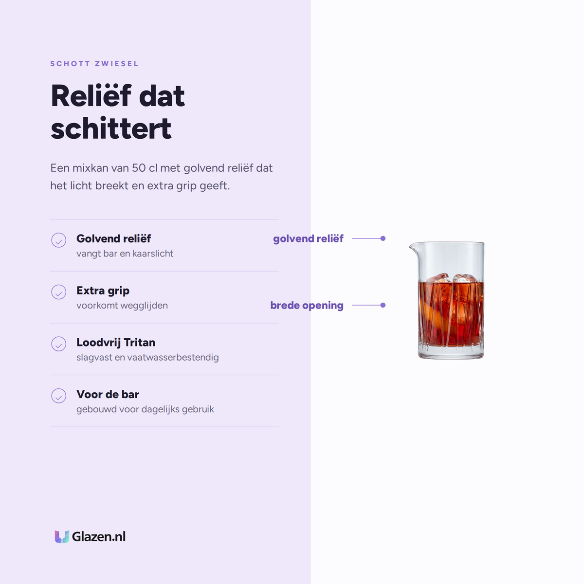 Eigenschappen van Schott Zwiesel Basic Bar Selection Motion Mixkan 50 Cl