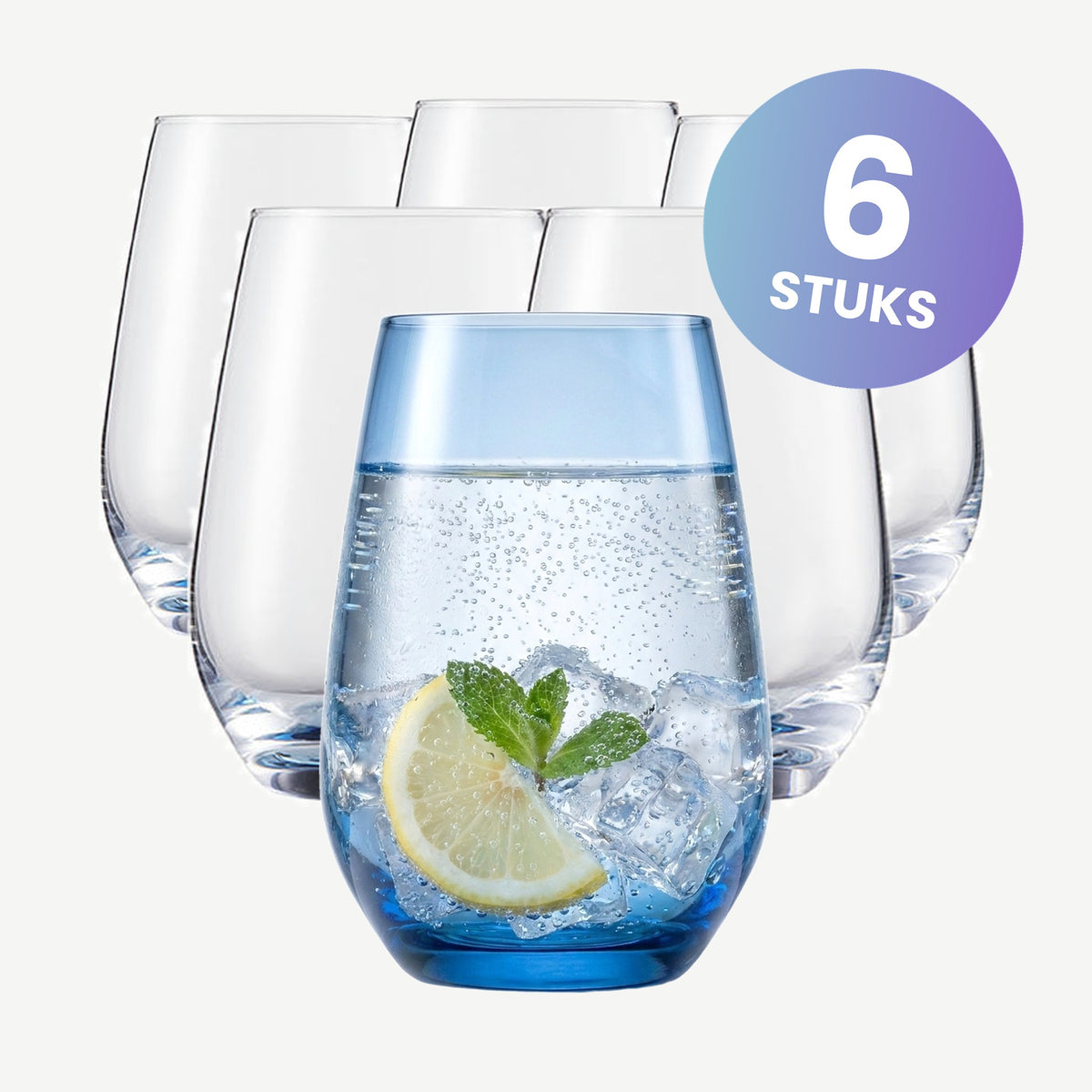 Schott Zwiesel Vina Touch Waterglas 40 Cl Blauw - set van 6 glazen