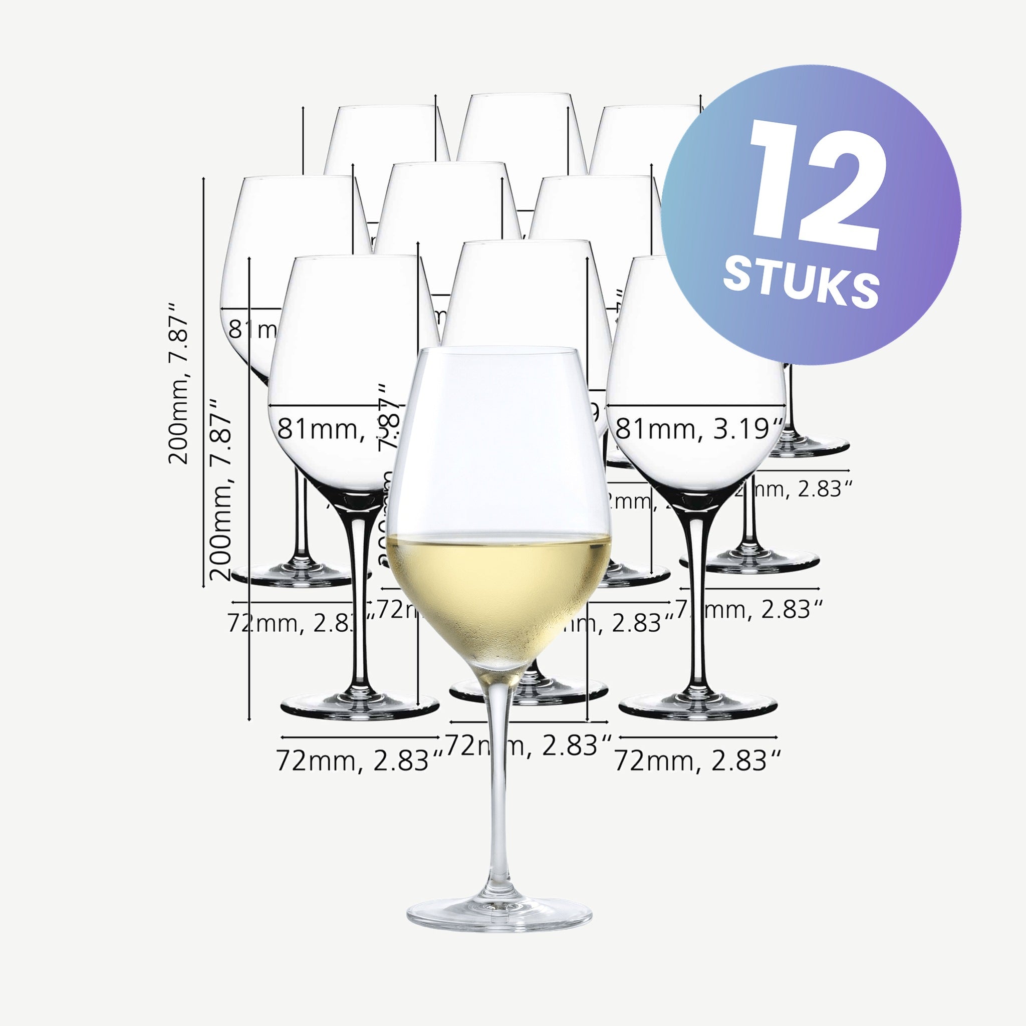 Spiegelau Authentis Wijnglas 36 Cl - set van 12 glazen