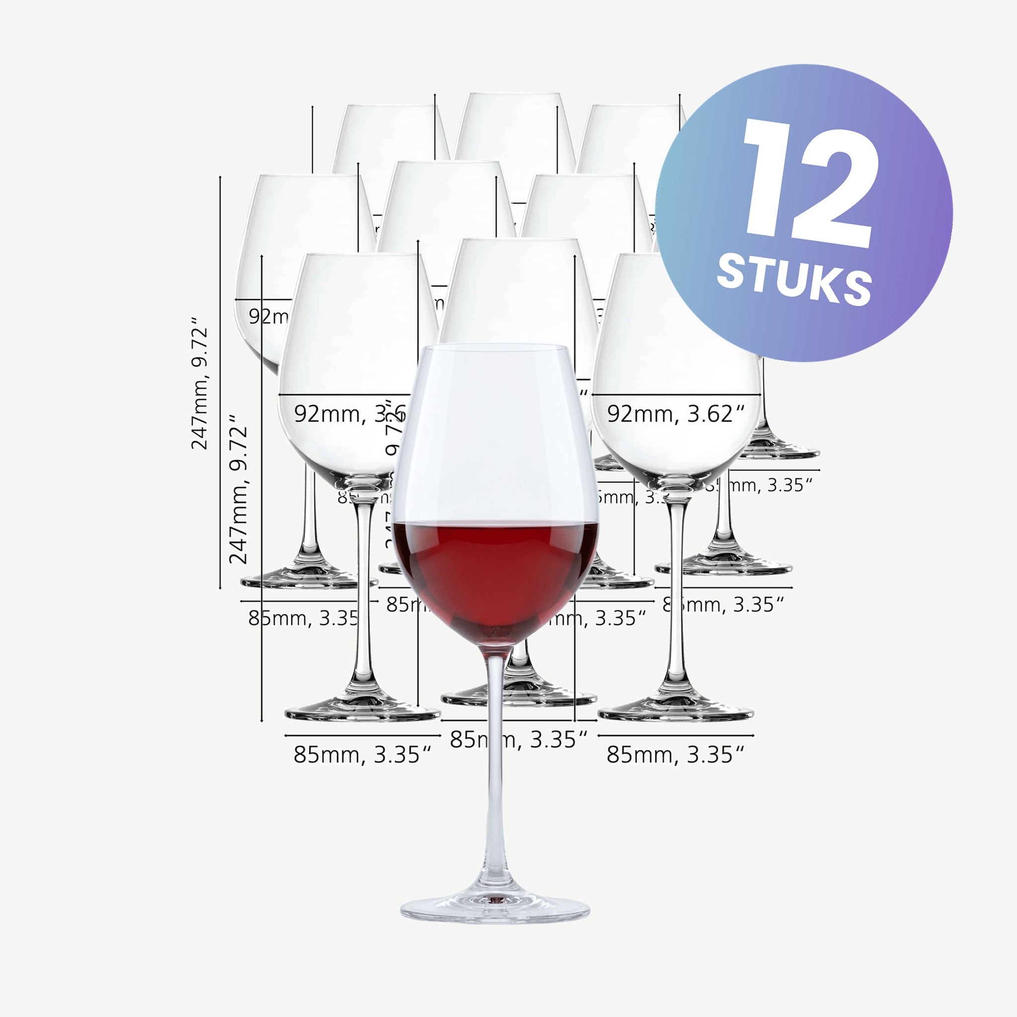 Spiegelau Salute Wijnglas 55 Cl - set van 12 glazen