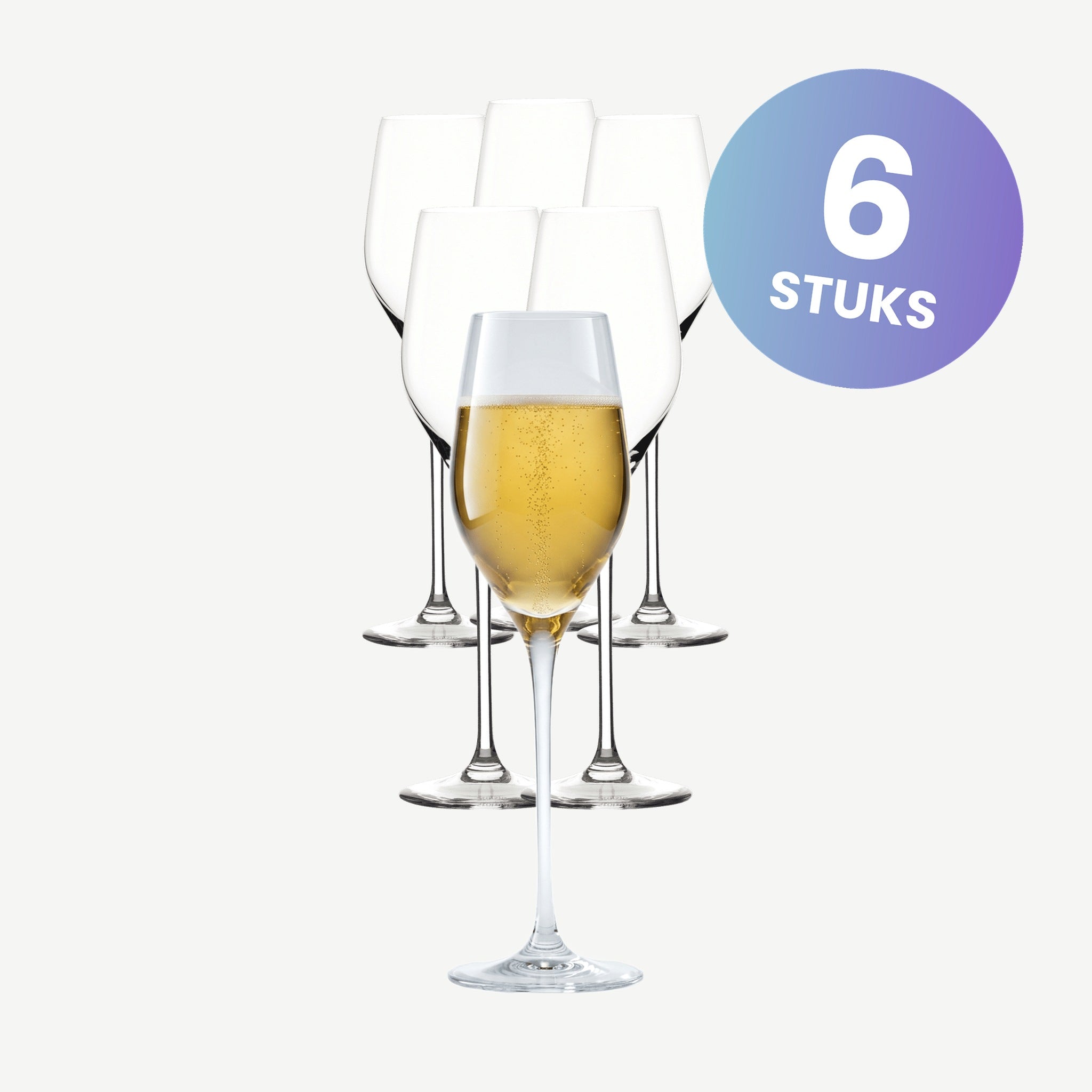 Stölzle Lausitz Exquisit Royal Champagneglas / Flute 26 Cl - set van 6 glazen