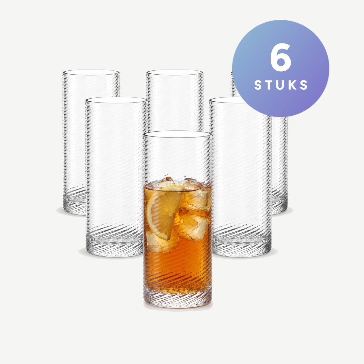 Stölzle Lausitz Berlin Longdrinkglazen 49 Cl set van 6 glazen