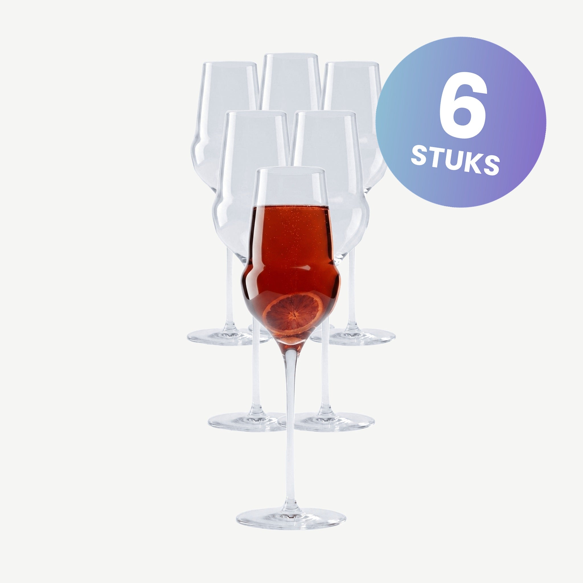 Stölzle Lausitz Cocoon Champagneglas 34 Cl - set van 6 glazen