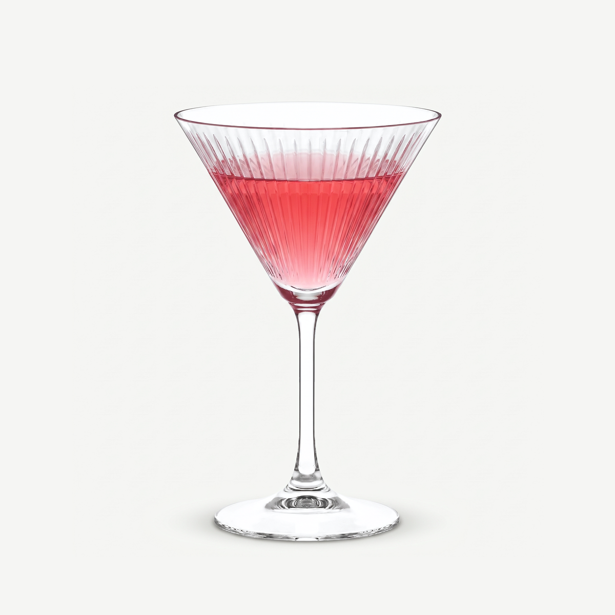 Stölzle Lausitz Soho Martiniglas 25 Cl gevuld met cocktail