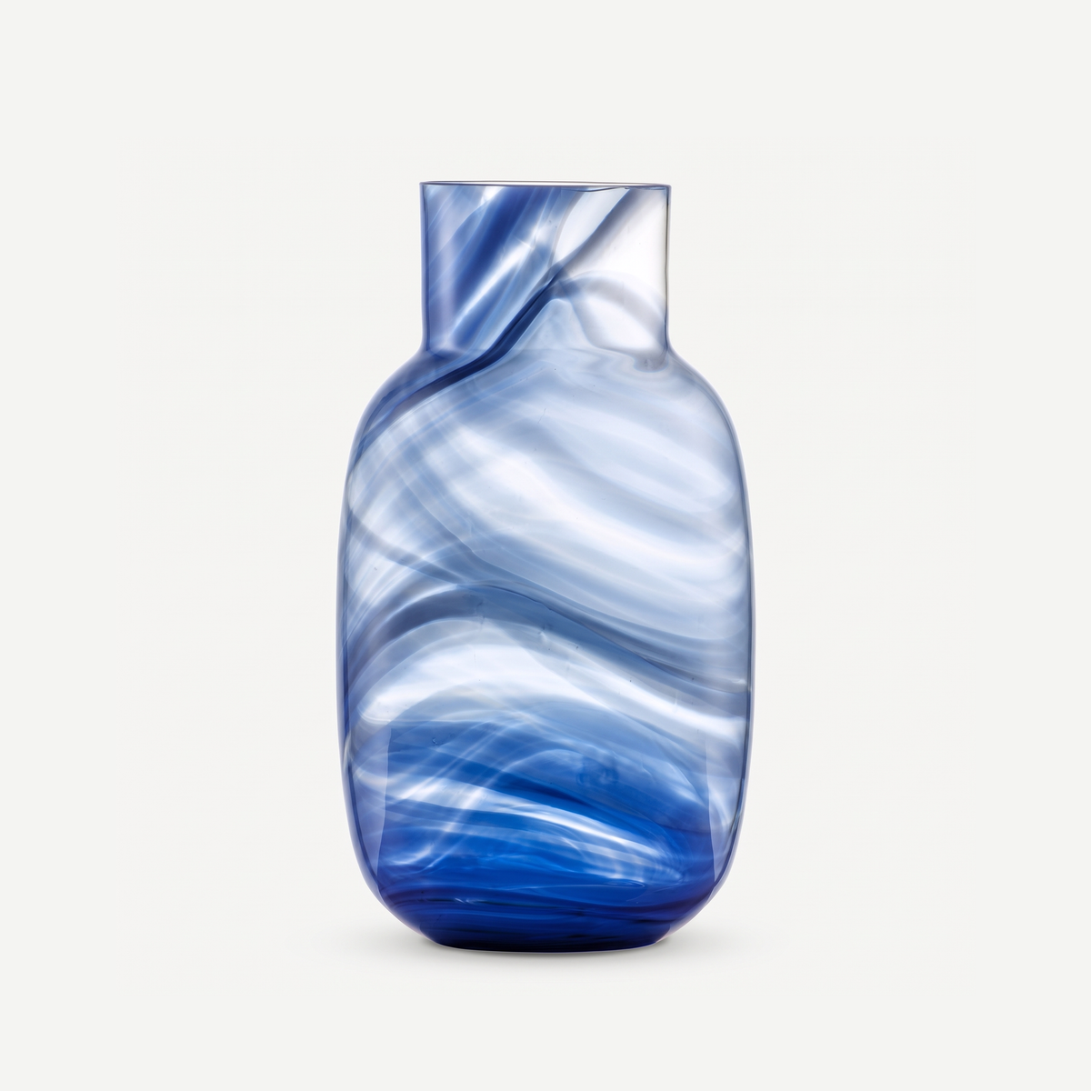 Zwiesel Glas Waters vaas klein blauw leeg