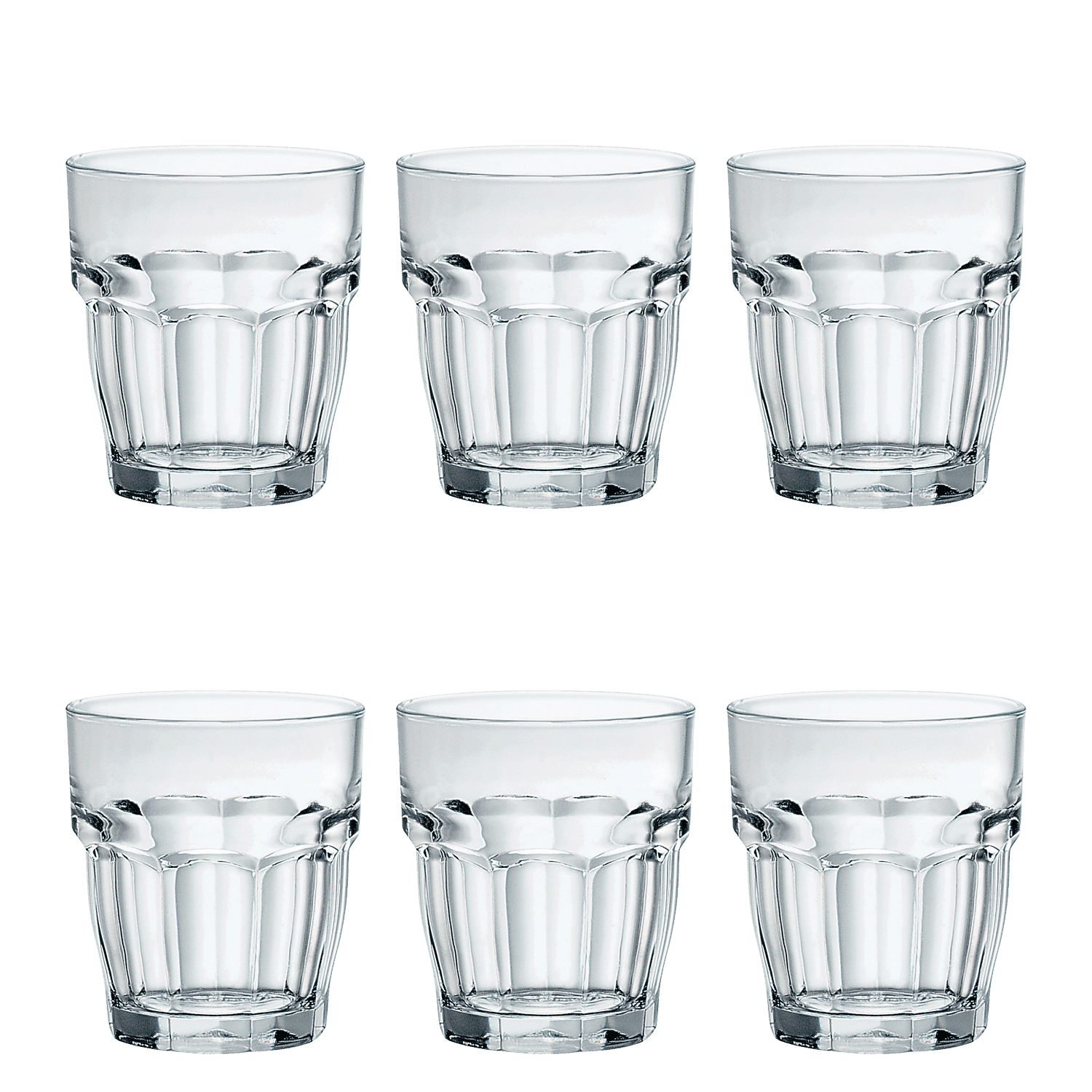 Bormioli Rocco Rock Bar Tumbler 27 Cl Stapelbaar - 6 Stuks - Glazen.nl