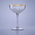 Pasabahce Timeless Champagneglas / Coupe 27 Cl Gouden Rand - 4 Stuks
