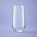 Eclat Ultime Longdrinkglas 40 Cl Gouden Rand - 4 Stuks