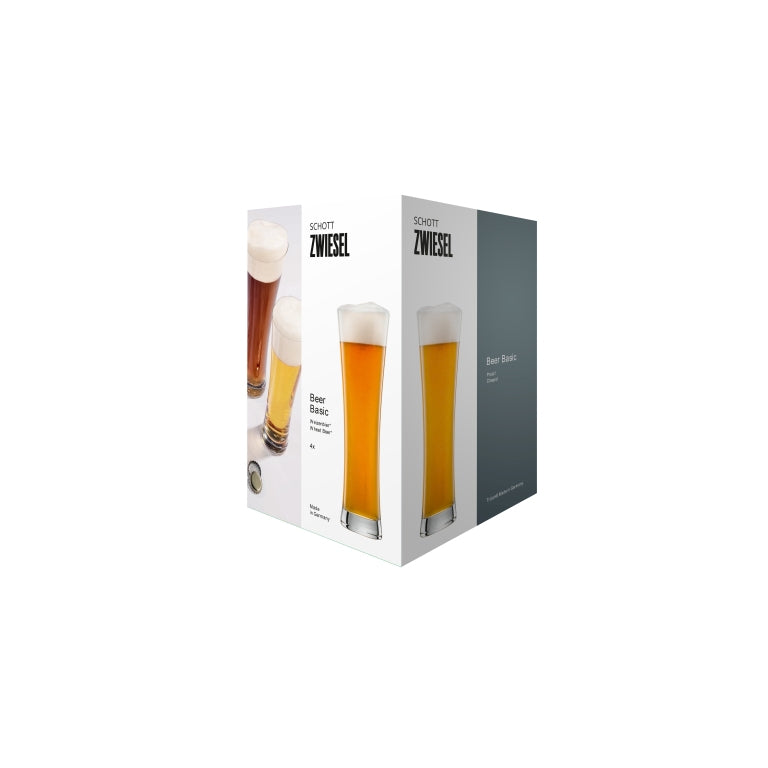 Schott Zwiesel Beer Basic verre à bière blanche 50 Cl avec trait de jauge - 4 pièces