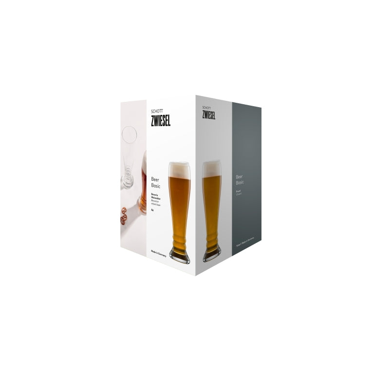 Schott Zwiesel Beer Basic Bavaria verre à bière blanche 50 Cl avec repère gradué - 4 pièces
