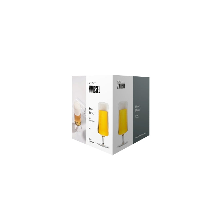 Schott Zwiesel Beer Basic verre à bière pils 30 Cl avec repère gradué - 4 pièces