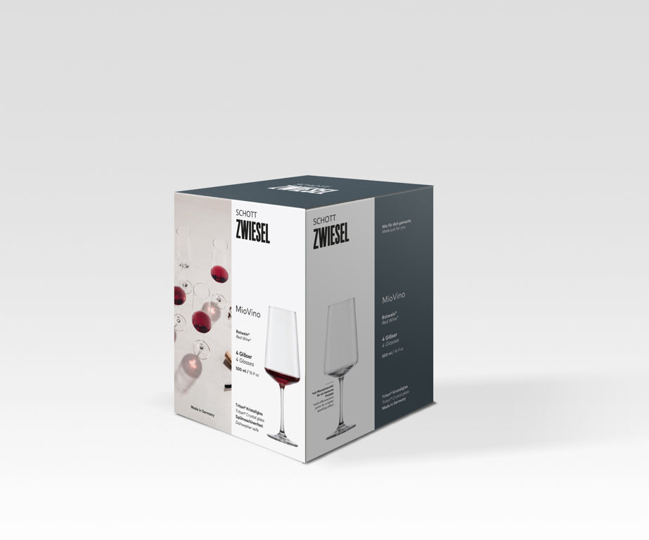 Schott Zwiesel MioVino verre à vin rouge 50 Cl avec point de nucléation - 4 pièces