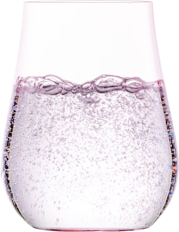 Zwiesel Glas Kolibri tumbler polyvalent 49,8 Cl avec ligne graduée rose - 2 pièces