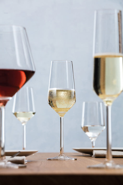 Zwiesel Glas Belfesta verre à champagne 21,5 Cl avec point de pétillement - 6 pièces