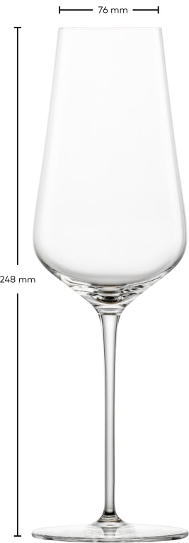 Zwiesel Glas Duo verre à champagne 37,8 Cl avec point de pétillement, en coffret cadeau - 2 pièces