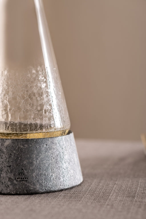 Zwiesel Glas Symbiosis carafe à décanter 75 Cl avec pied en pierre