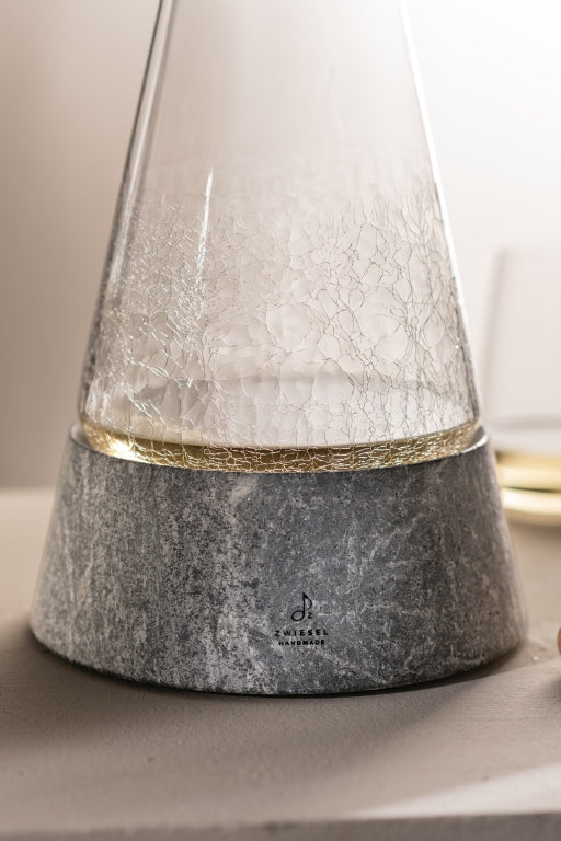 Zwiesel Glas Symbiosis carafe à décanter 75 Cl avec pied en pierre