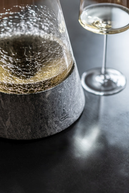 Zwiesel Glas Symbiosis carafe à décanter 75 Cl avec pied en pierre