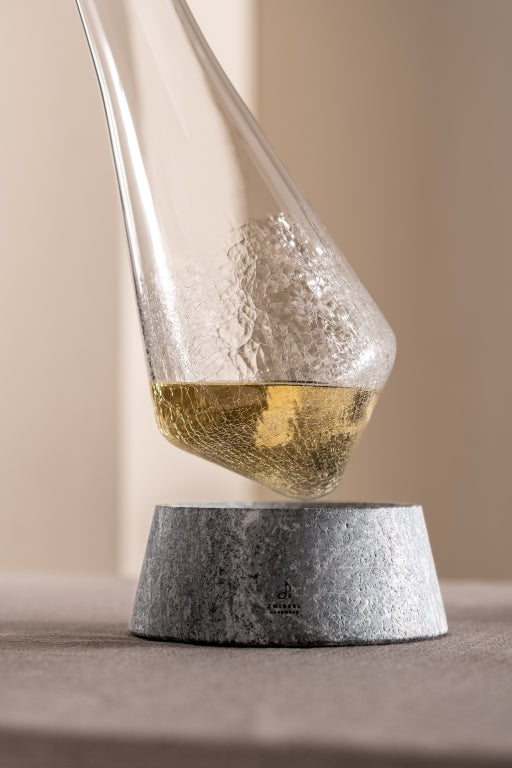 Zwiesel Glas Symbiosis carafe à décanter 75 Cl avec pied en pierre