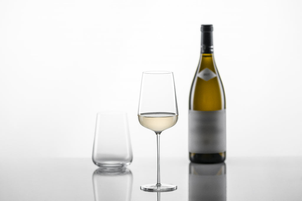 Zwiesel Glas Vervino verre à riesling 40,6 Cl avec point de nucléation dans un coffret cadeau - 2 pièces