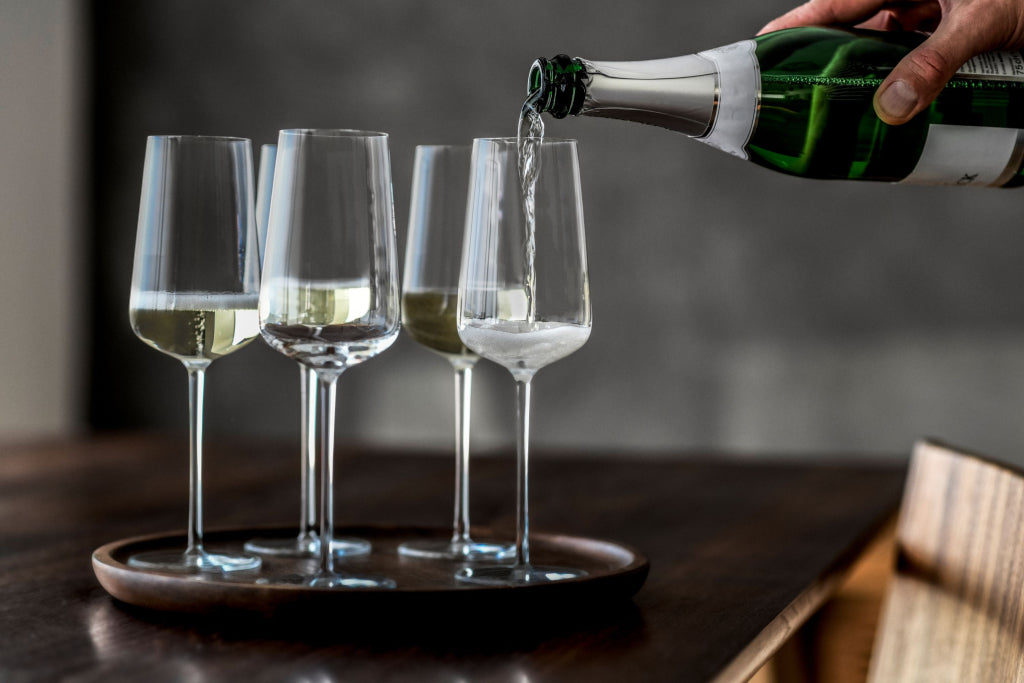Zwiesel Glas Vervino flûte à champagne 34,8 Cl avec point de nucléation dans un emballage cadeau - 2 pièces