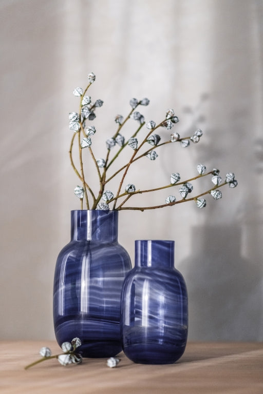 Zwiesel Glas Waters vase petit modèle 220 mm bleu
