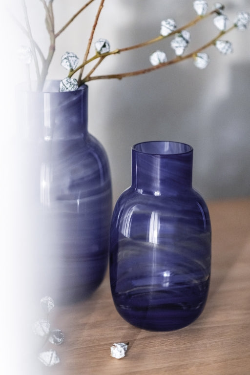 Zwiesel Glas Waters vase petit modèle 220 mm bleu
