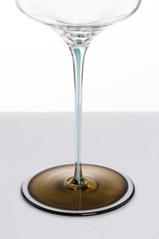 Zwiesel Glas Ink verre à champagne 40 Cl vert ocre