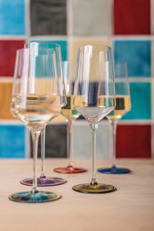 Zwiesel Glas Ink verre à champagne 40 Cl vert ocre