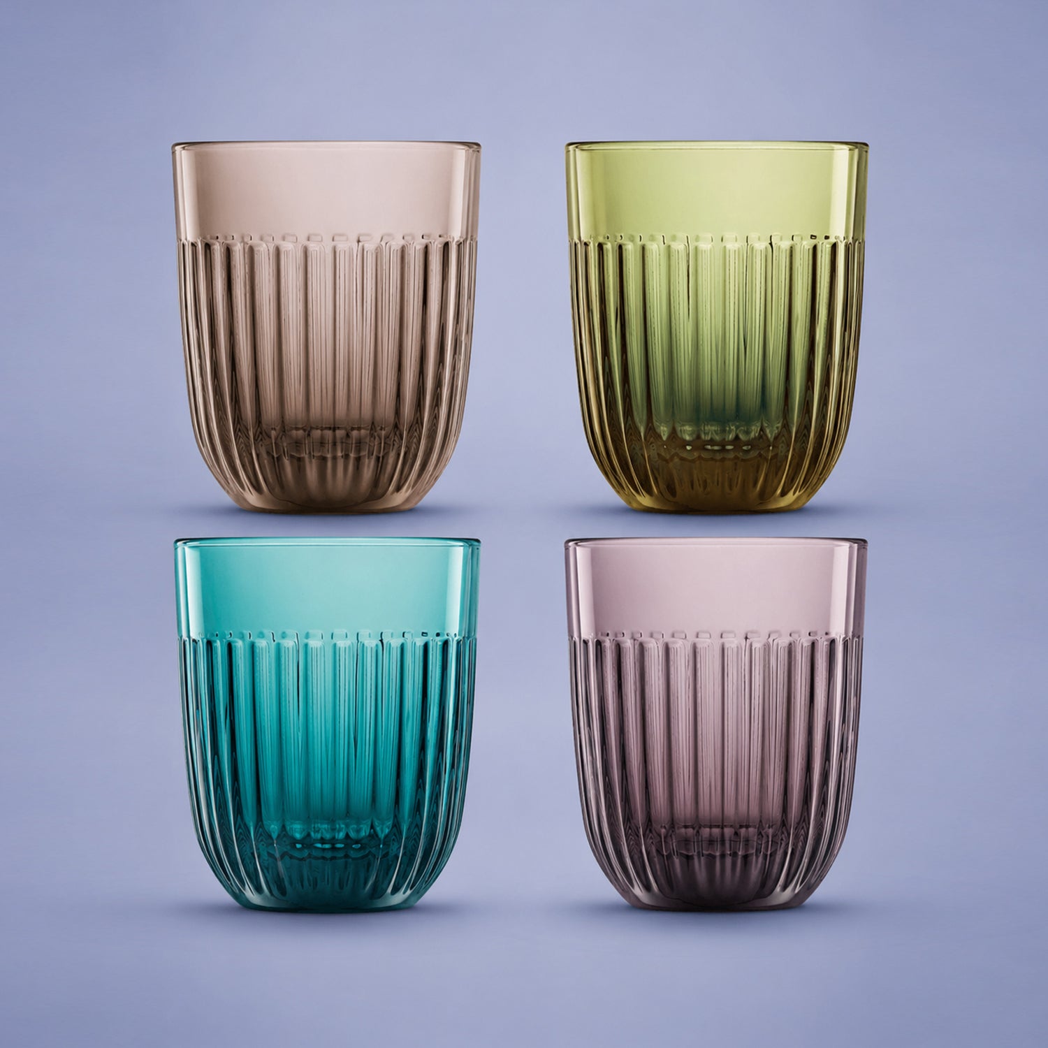 La Rochère Ouessant Tumbler 26 Cl Assorti - 4 Stuks - Glazen.nl