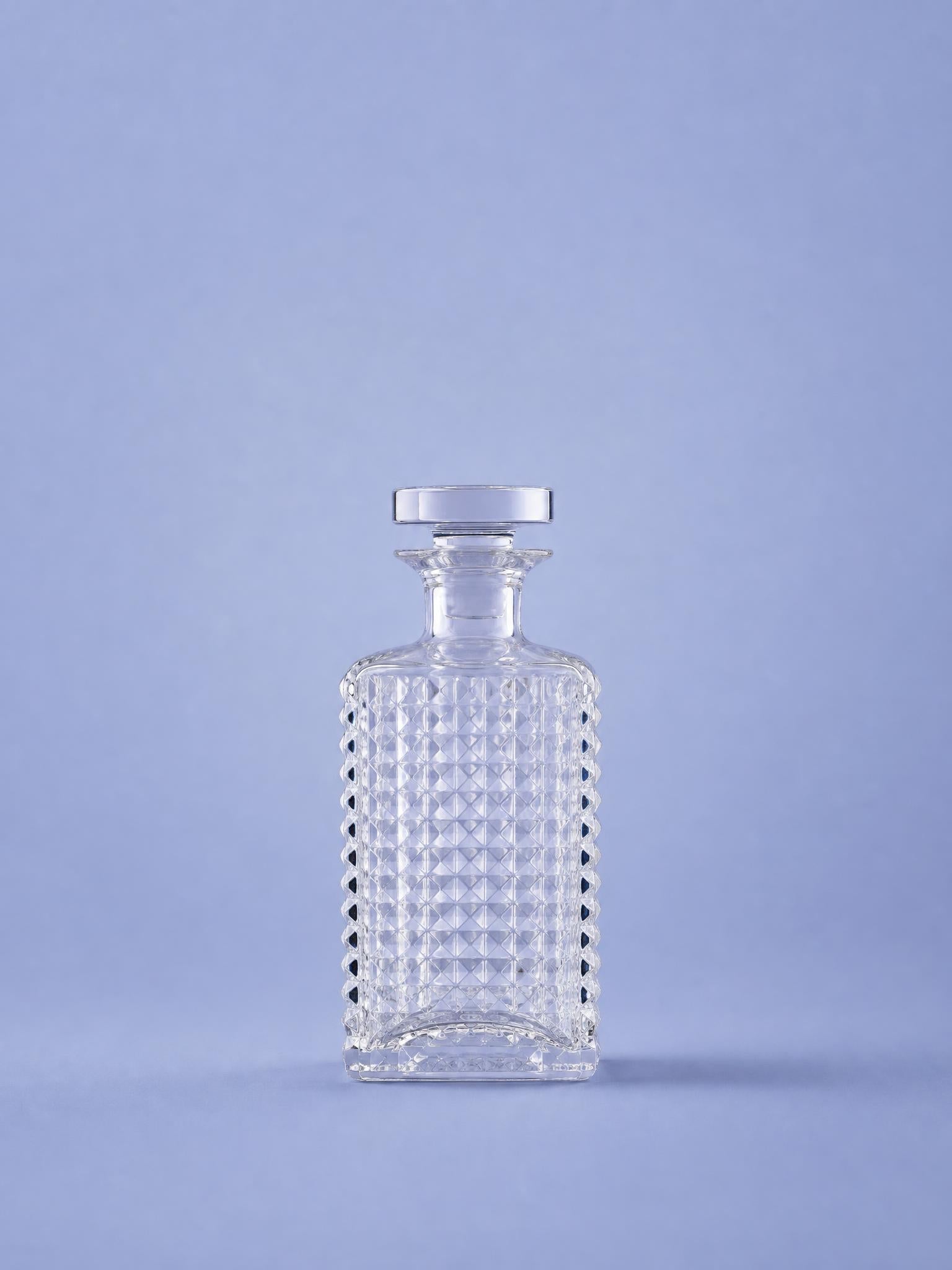 Luigi Bormioli Mixology Whiskey Karaf 75 Cl - 4X Tumbler D.O.F. 38 Cl - 5 Stuks - Glazen.nl