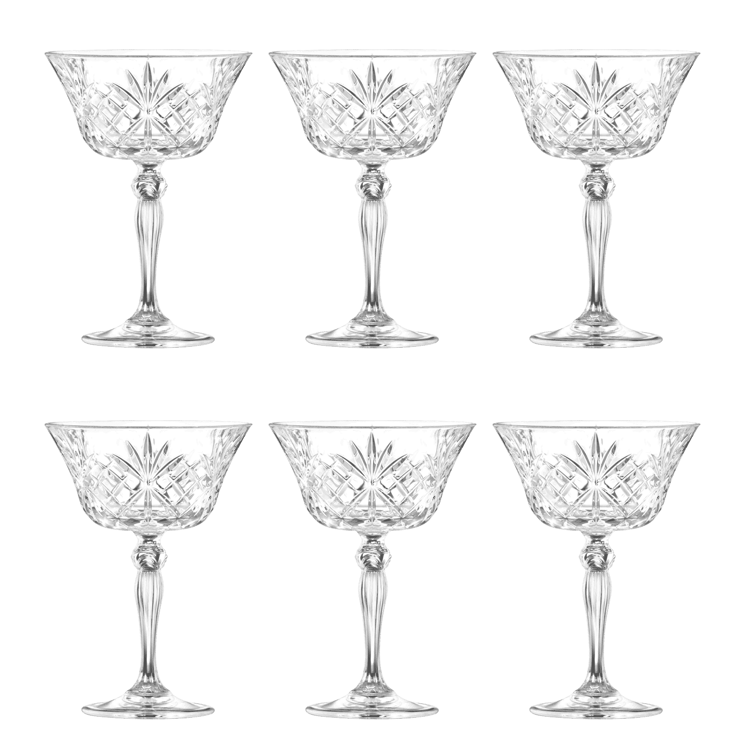 RCR Melodia Champagneglas / Coupe 26 Cl - 6 Stuks - Glazen.nl