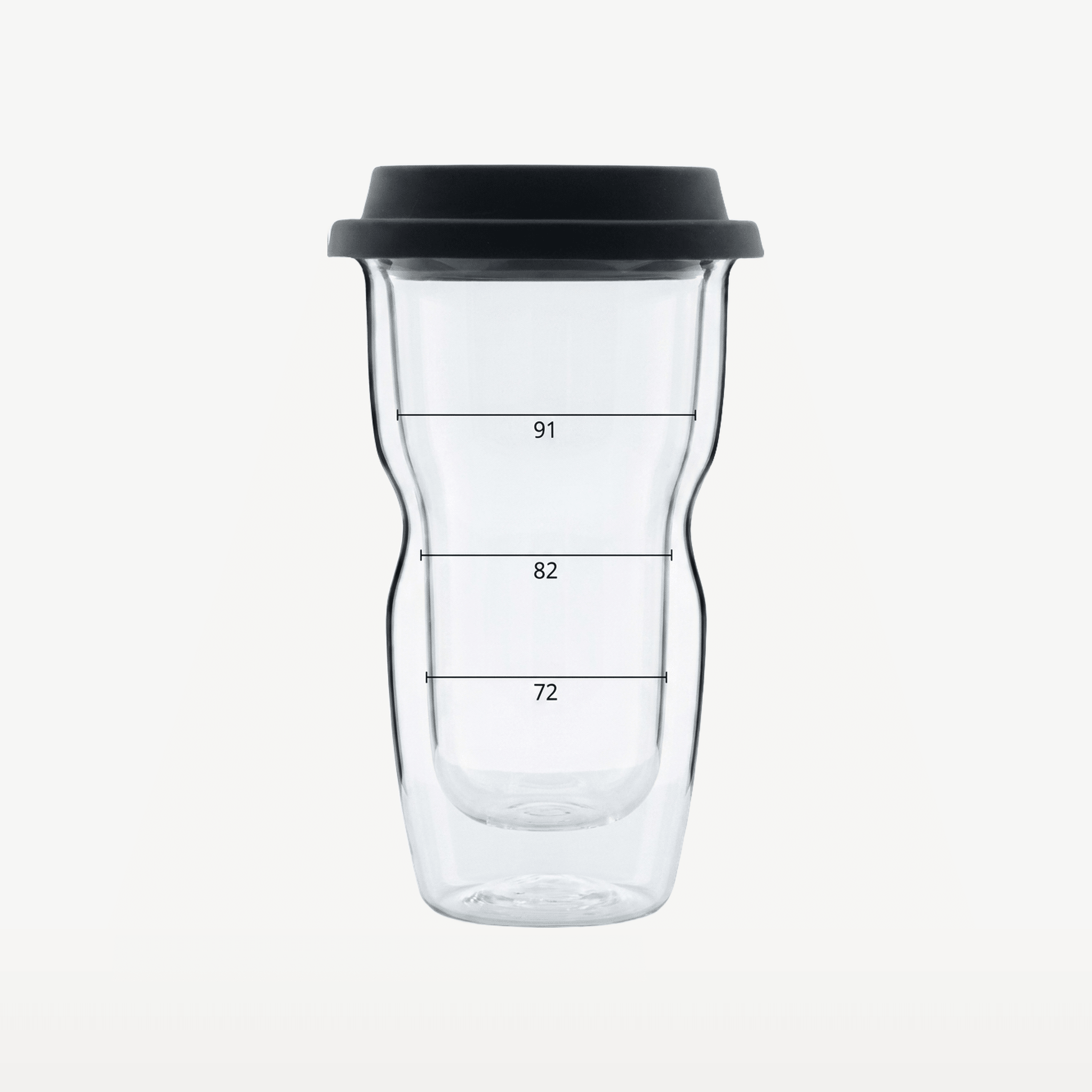 Luigi Bormioli Thermic Glass Coffee On The Go 34 Cl Small - Glazen.nl