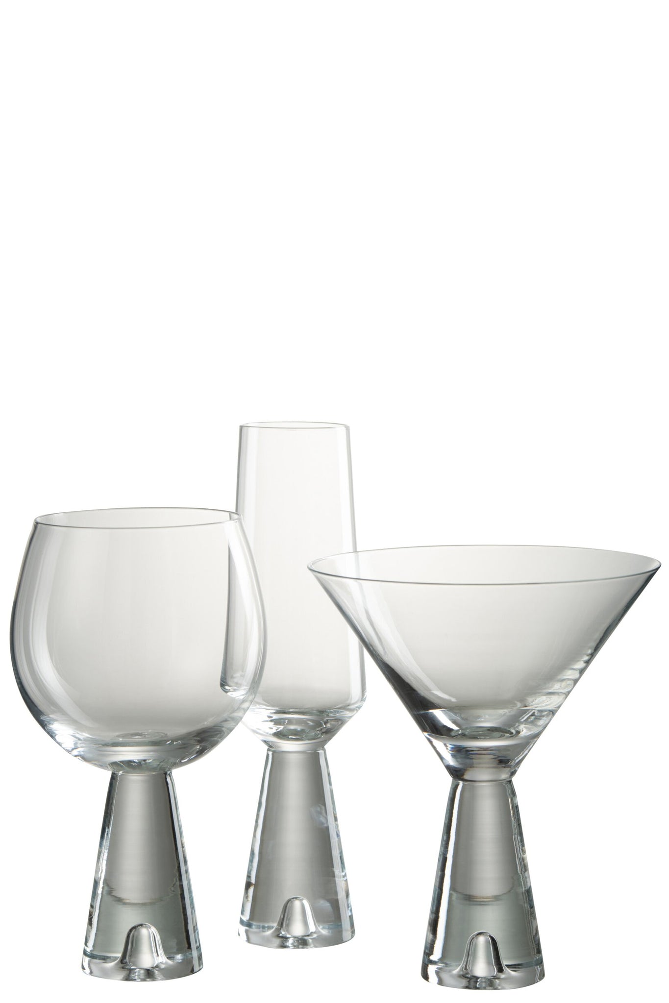 J-Line Verre à cocktail Lewis transparent